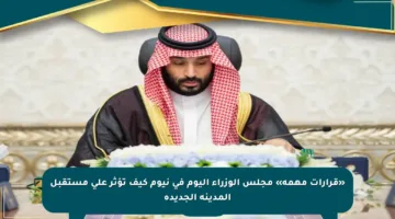 «قرارات مهمة» مجلس الوزراء اليوم في نيوم كيف تؤثر على مستقبل المدينة الجديدة